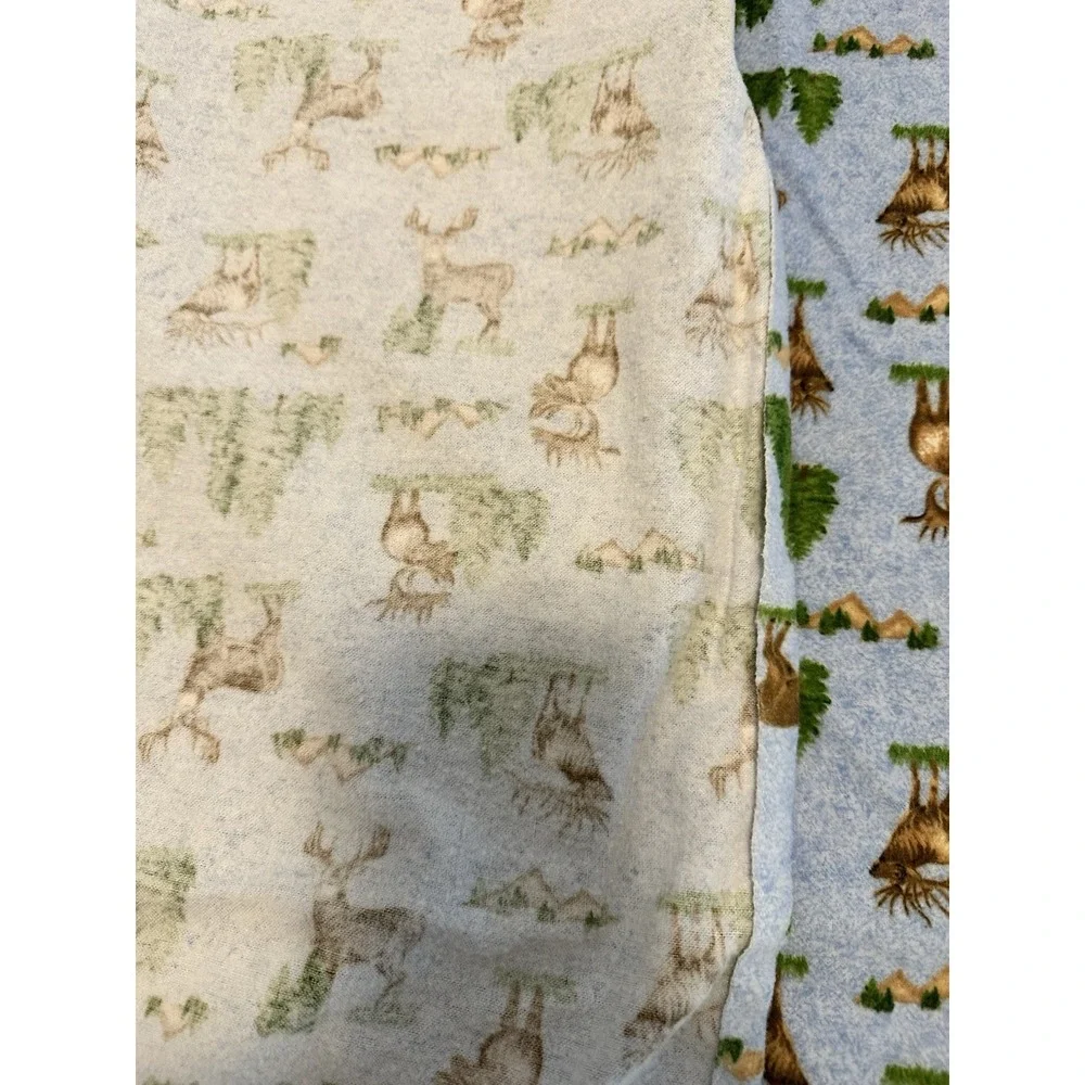 Wildlife Deer Flannel Fabric